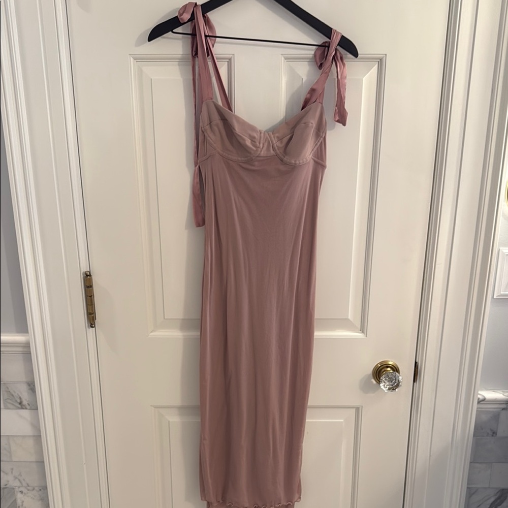 Elegant Pink Women's Slip Dress